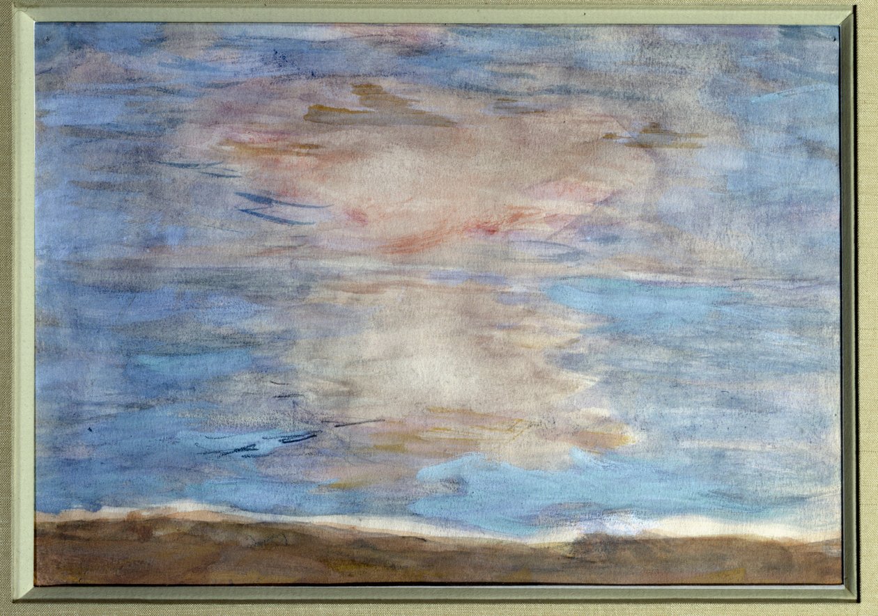 Himmel og hav maleri af Pierre Bonnard (1867-1947) 20. århundrede privat samling af Pierre Bonnard
