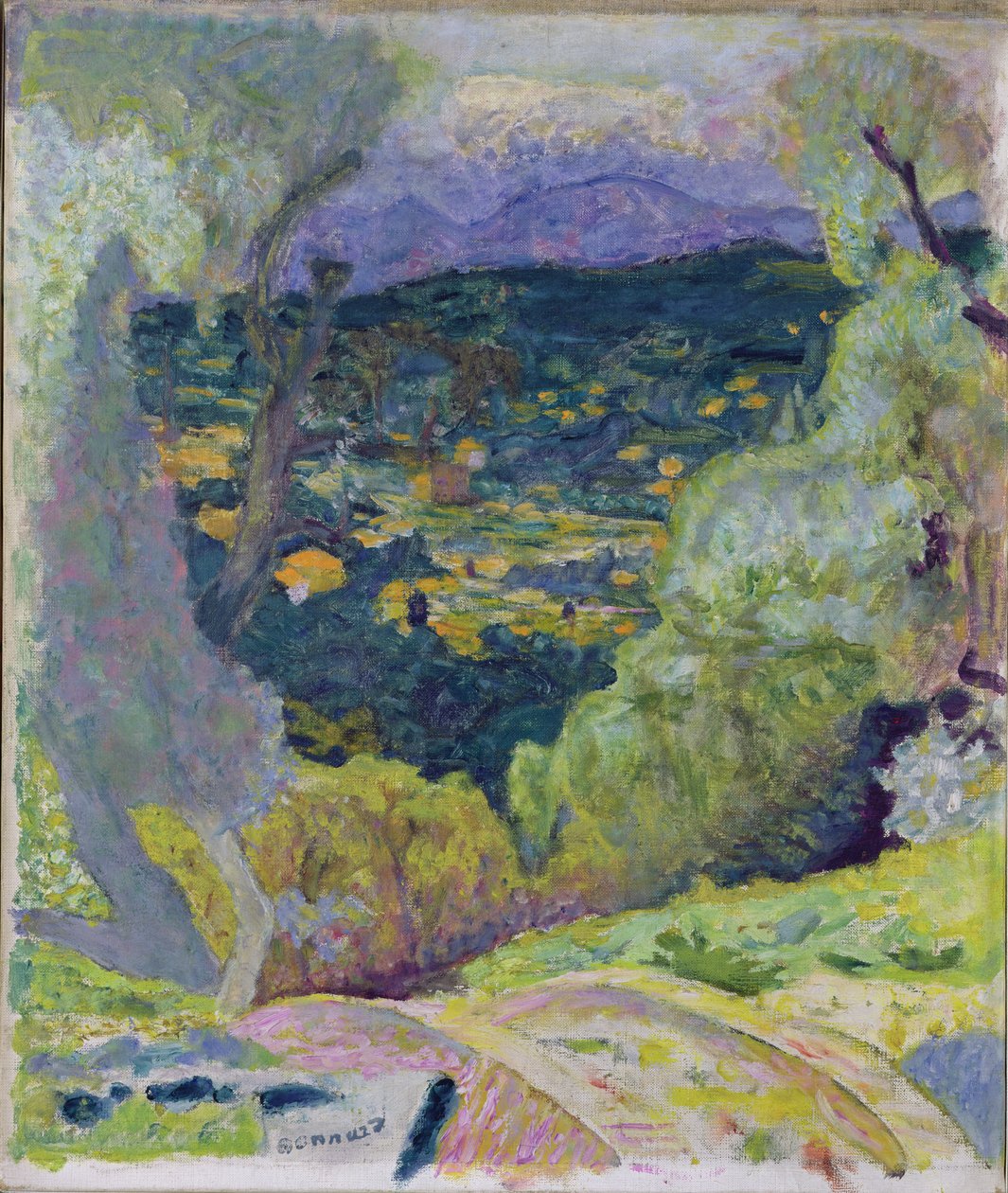 Sydlige omgivelser, Le Cannet, ca.1929 af Pierre Bonnard