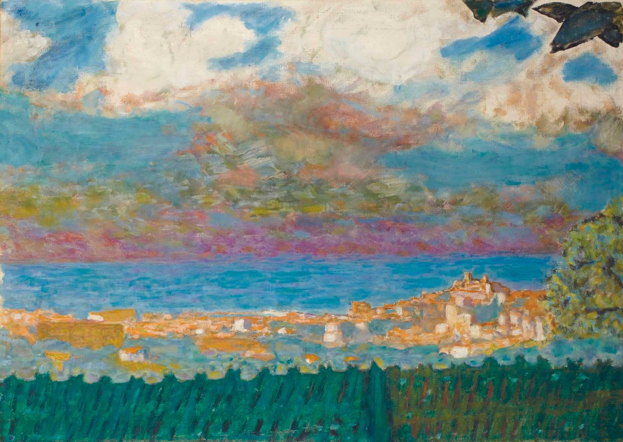 Stormfuld himmel over Cannes af Pierre Bonnard