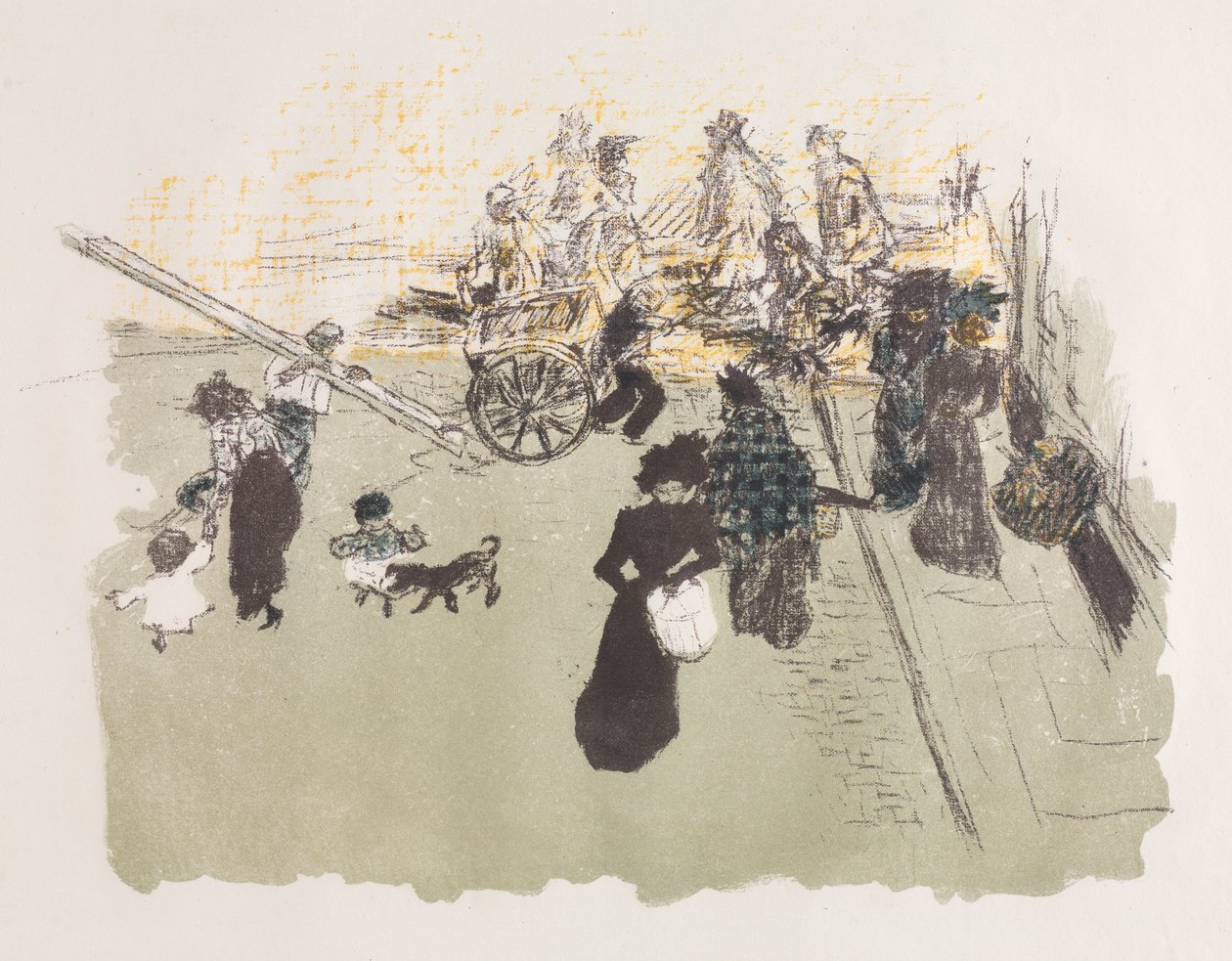Gadehjørne af Pierre Bonnard