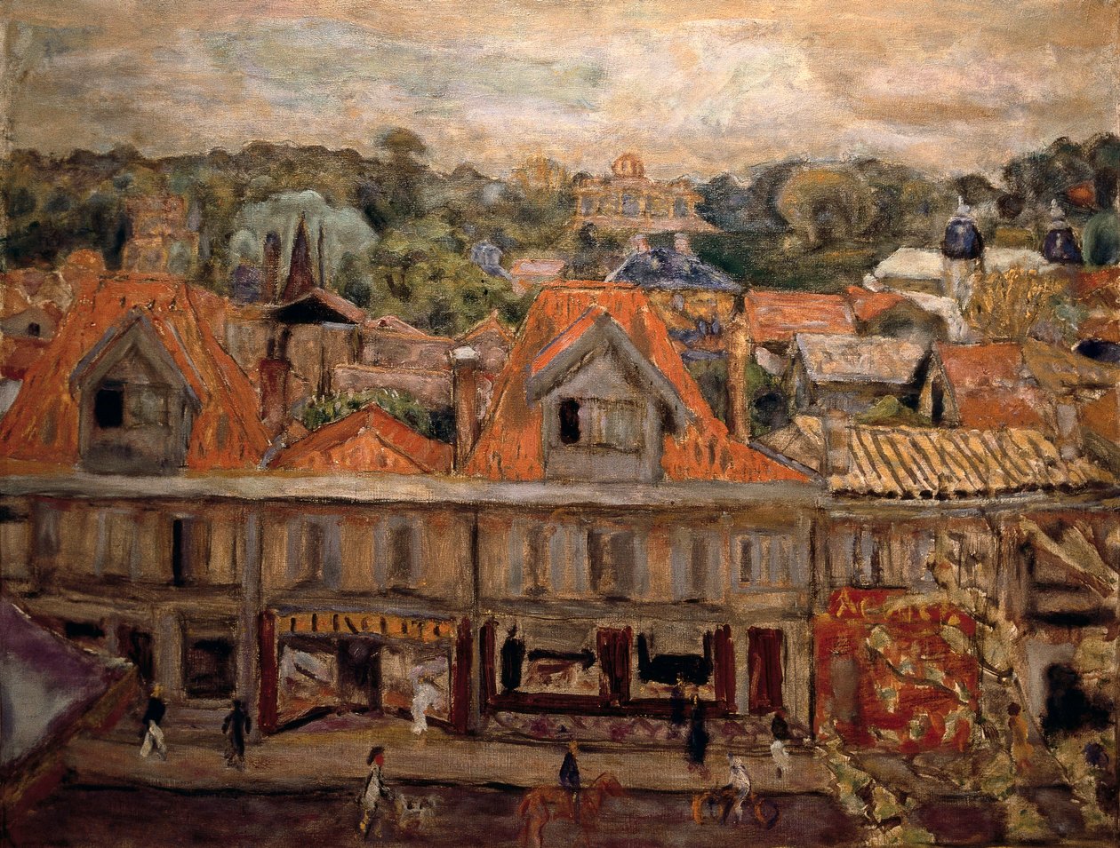 Gade ved Arcachon. 1930 (olie på lærred) af Pierre Bonnard