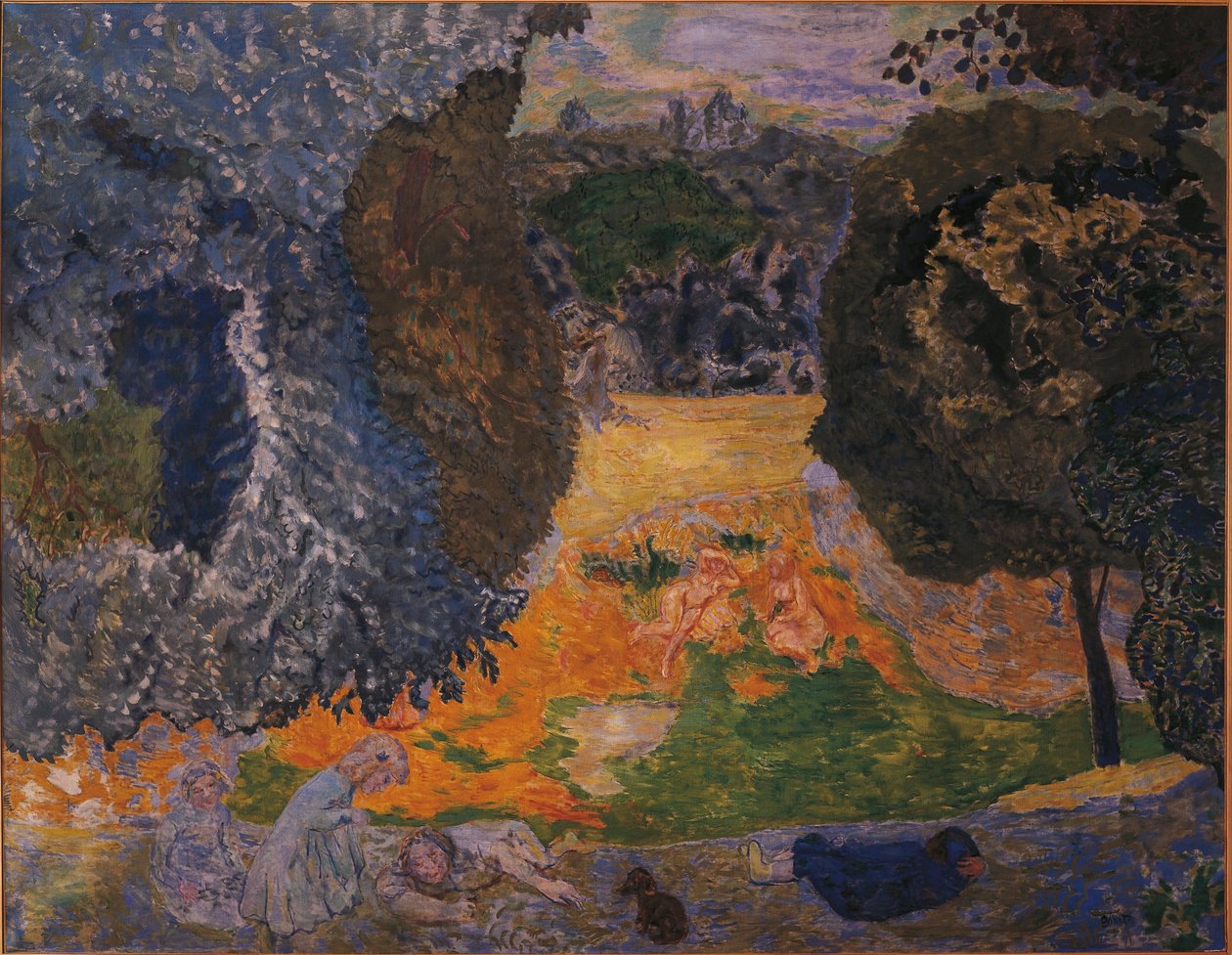 Sommer 1917 (olie på lærred) af Pierre Bonnard