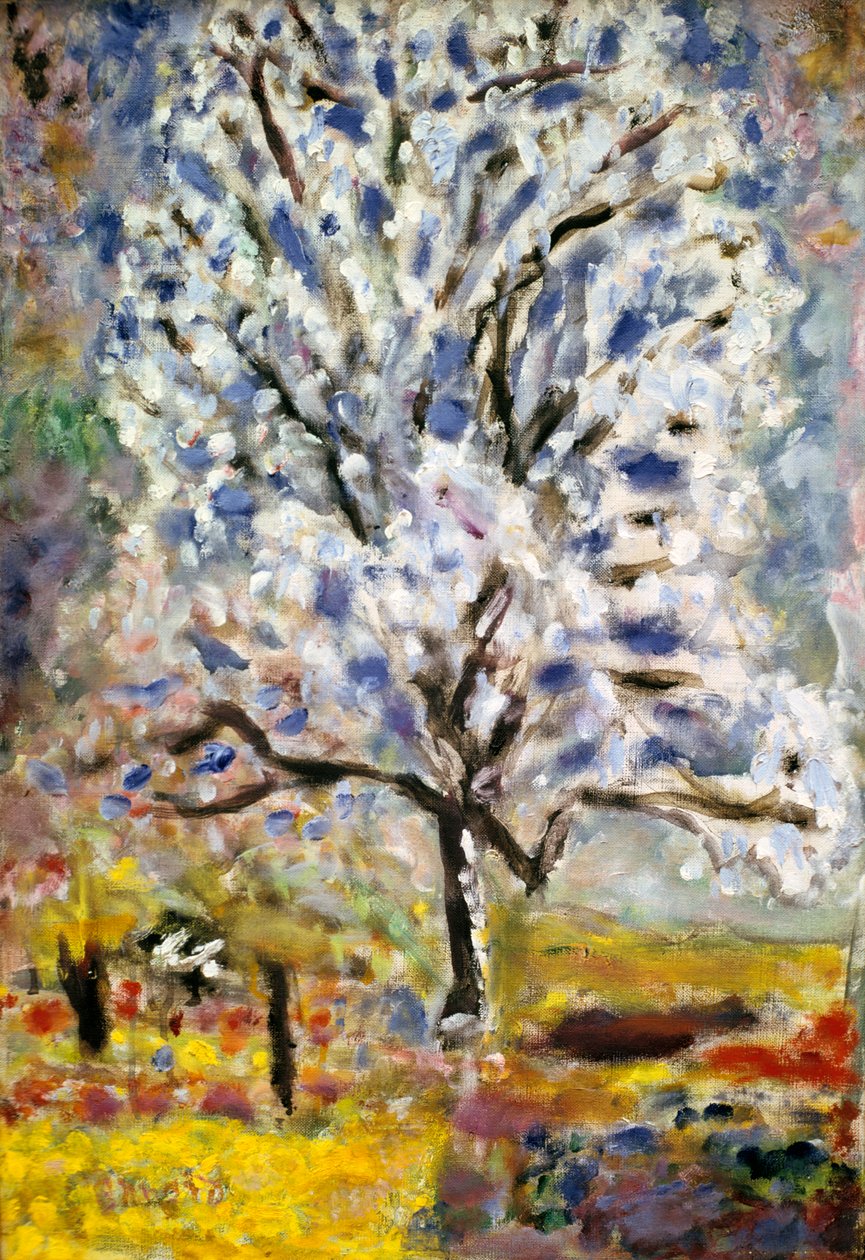 Mandeltræet i blomst, 1947 af Pierre Bonnard