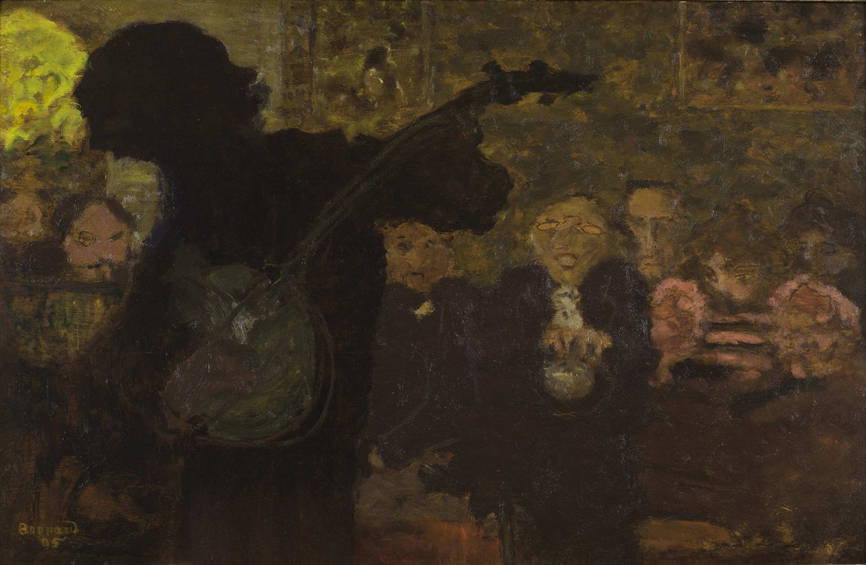 Banjospilleren, 1895. af Pierre Bonnard