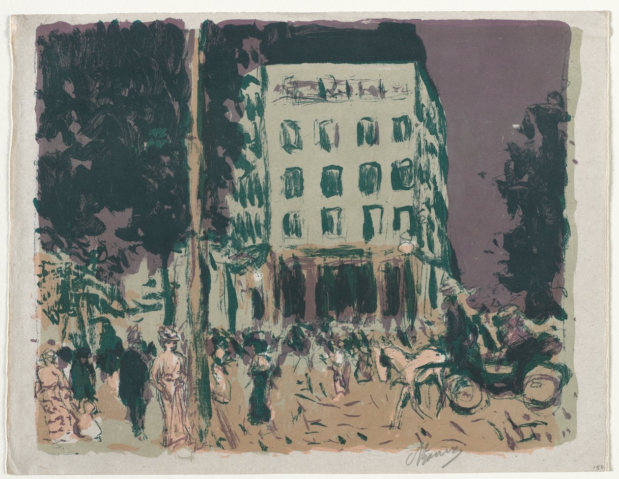 Boulevarderne af Pierre Bonnard