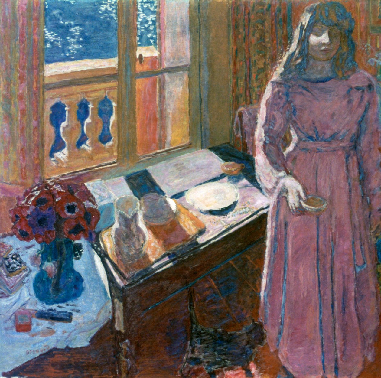 The Bowl of Milk, c1919 af Pierre Bonnard