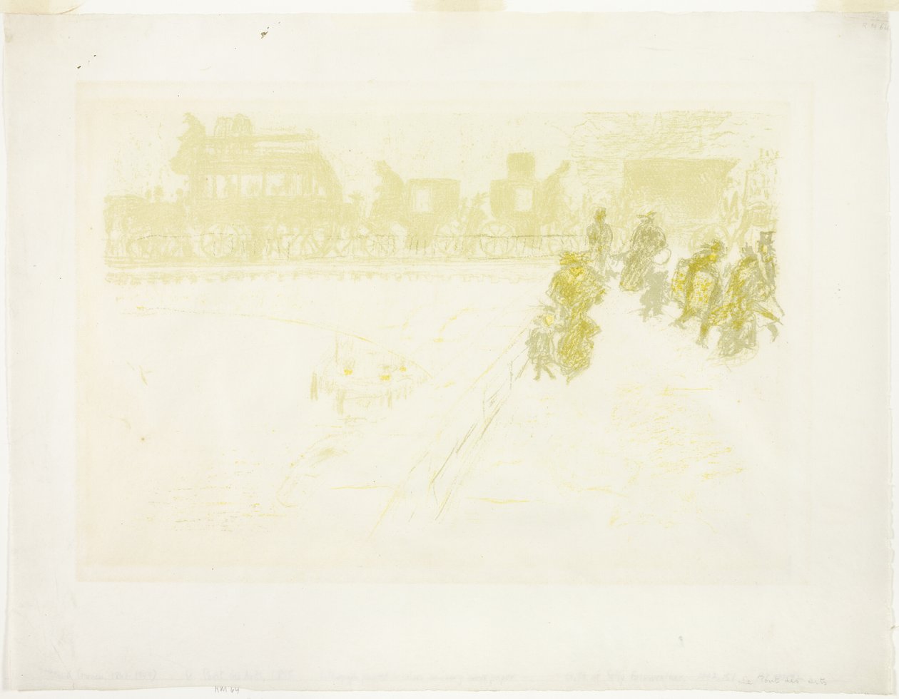 Broen, fra Nogle aspekter af livet i Paris af Pierre Bonnard