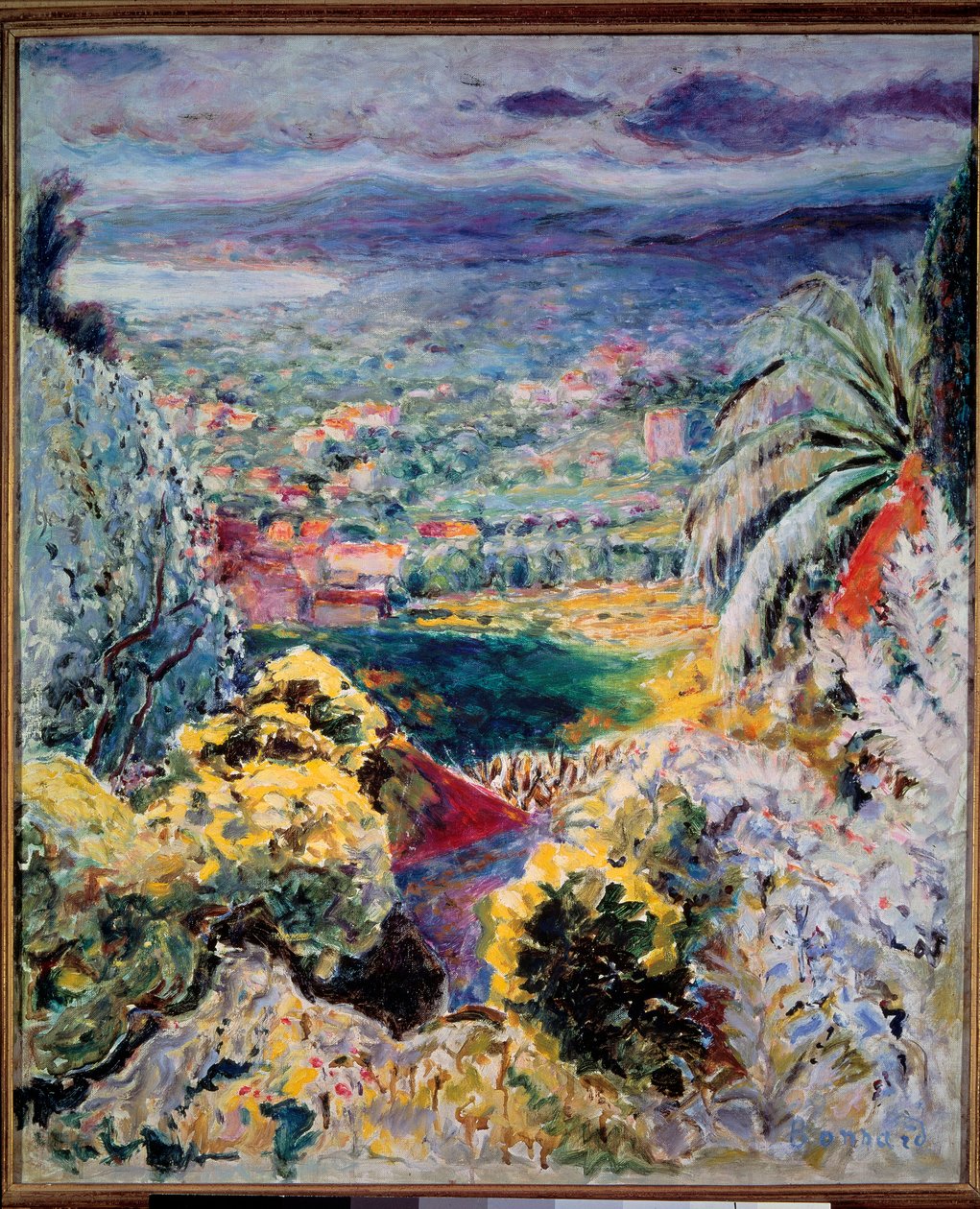 Cannet eller Cannes-bugten 1935 af Pierre Bonnard