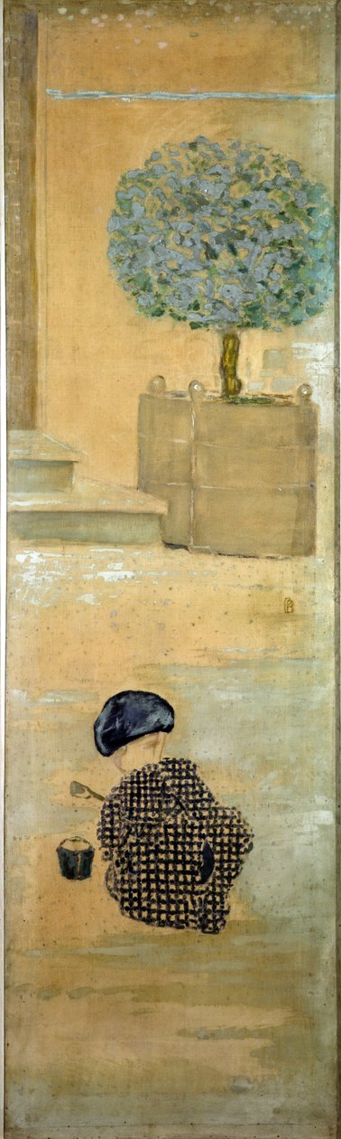 Barnet med et sandslot eller Barnet med en spand, 1894 af Pierre Bonnard