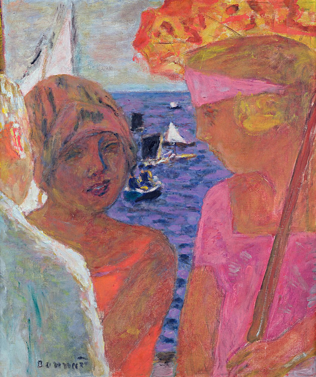 Samtalen ved Arcachon, 1926 af Pierre Bonnard