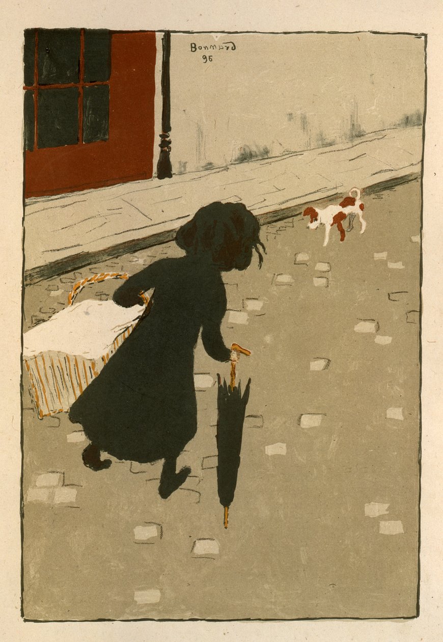 Den lille vaskepige, 1896 af Pierre Bonnard