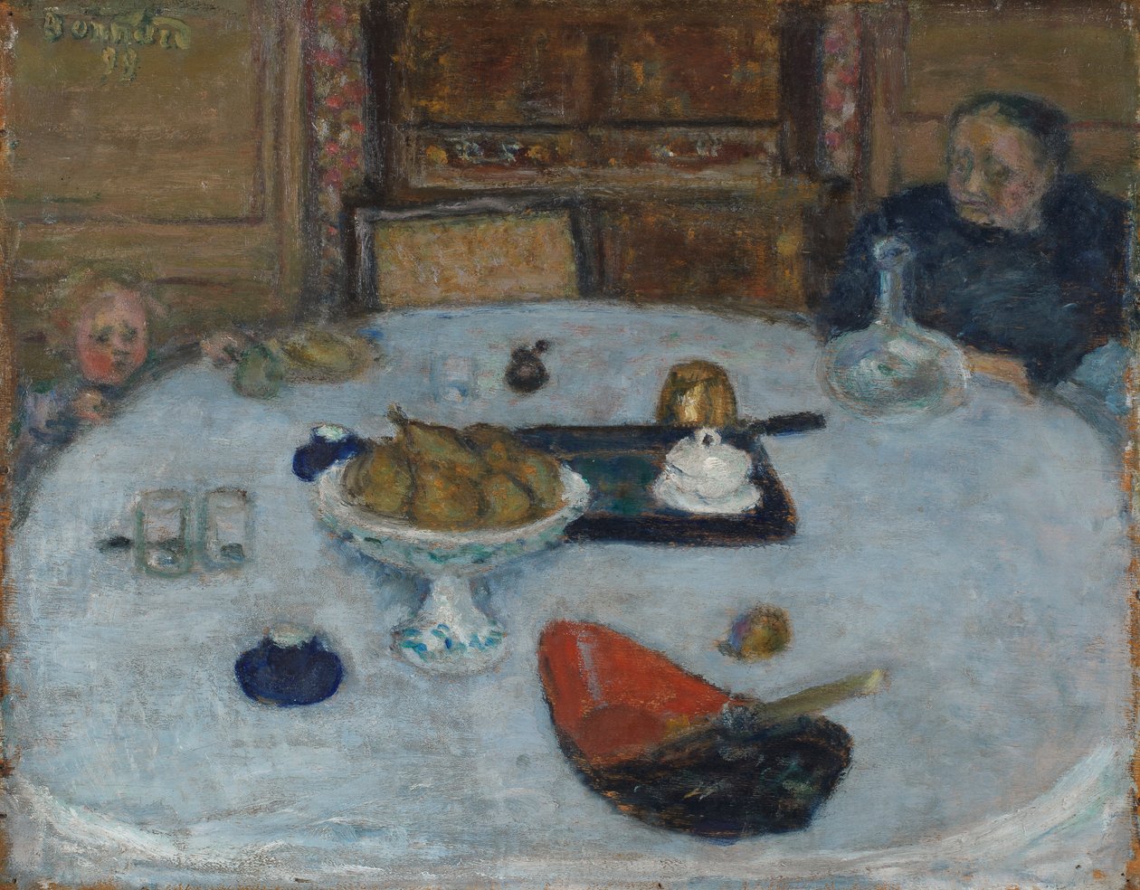 Måltidet, 1899 af Pierre Bonnard