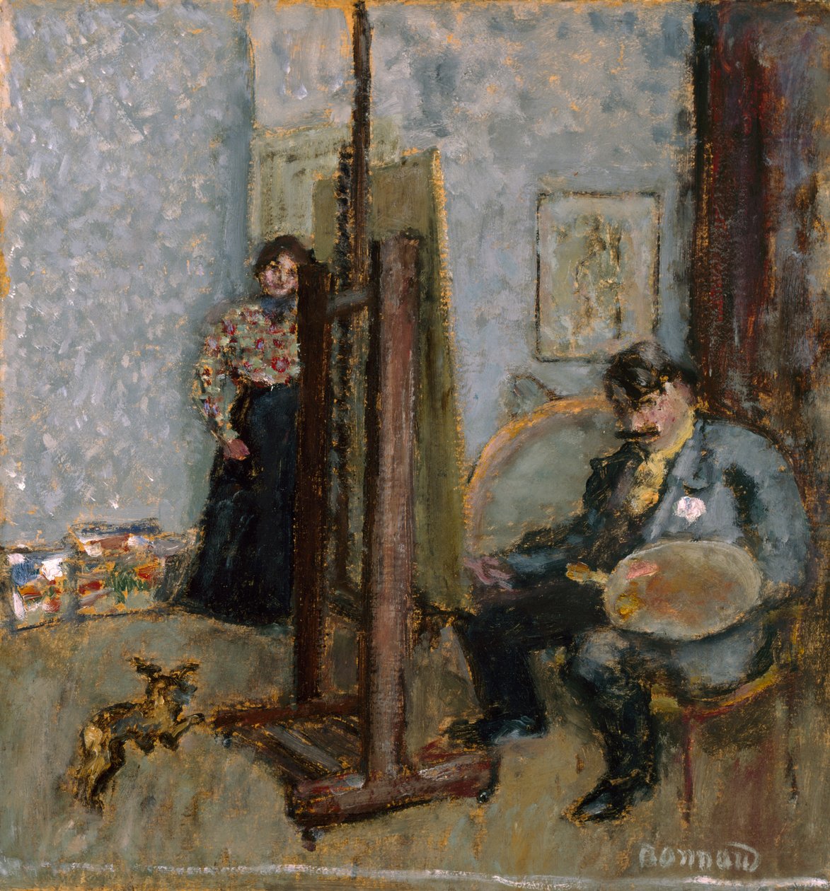 Malerens Atelier af Pierre Bonnard