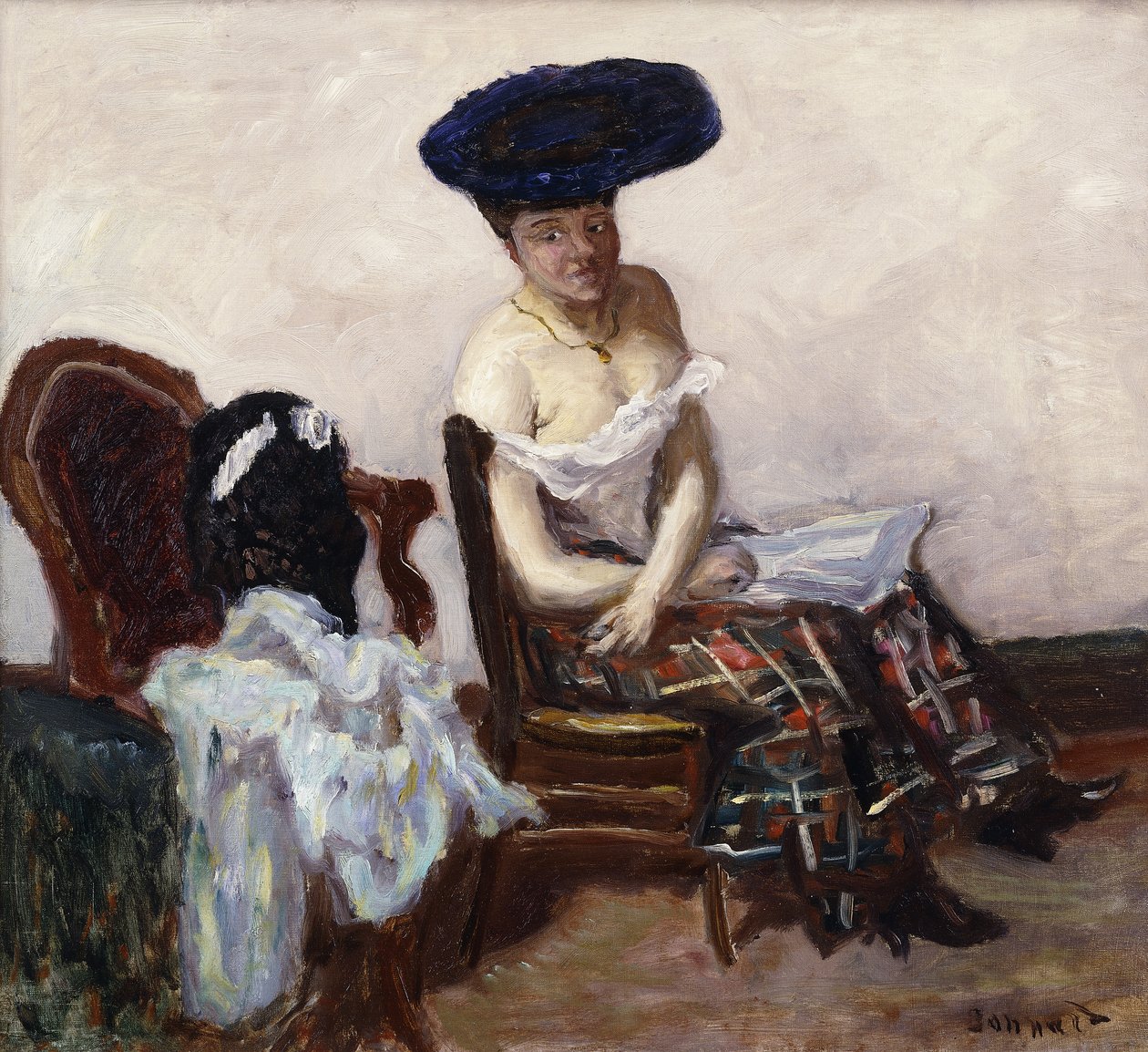 Den skotske underkjole; Den skotske underkjole af Pierre Bonnard