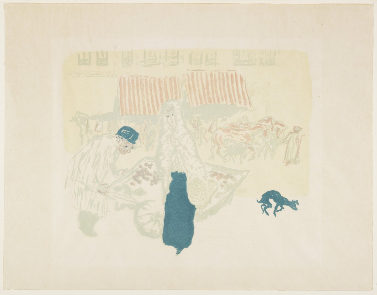 Grøntsagssælgeren, ca. 1897 (udgivet 1899) af Pierre Bonnard