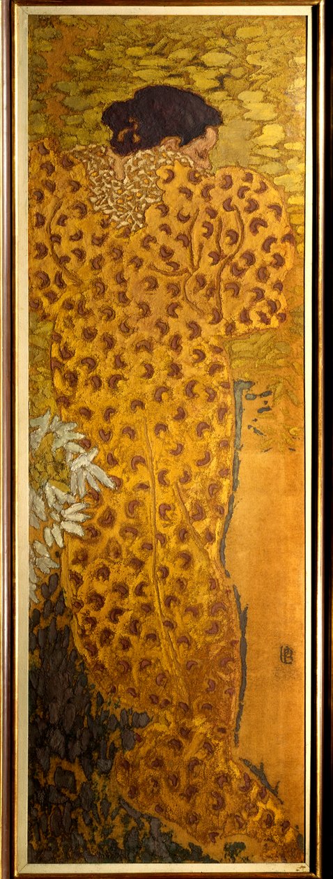 Badekåben Maleri på stof af Pierre Bonnard (1867-1947) 1892 Nabis Dim. 1,5x0,5 m Paris, Musee d