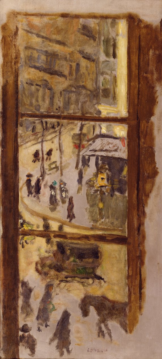 Through the Window Dani af Pierre Bonnard