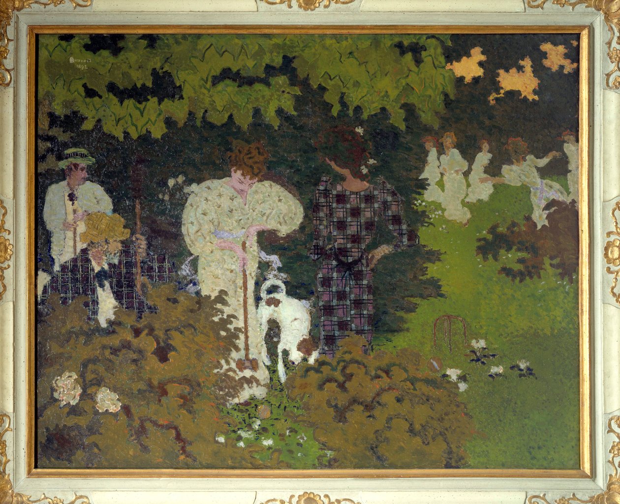 Twilight eller Croquet Party af Pierre Bonnard