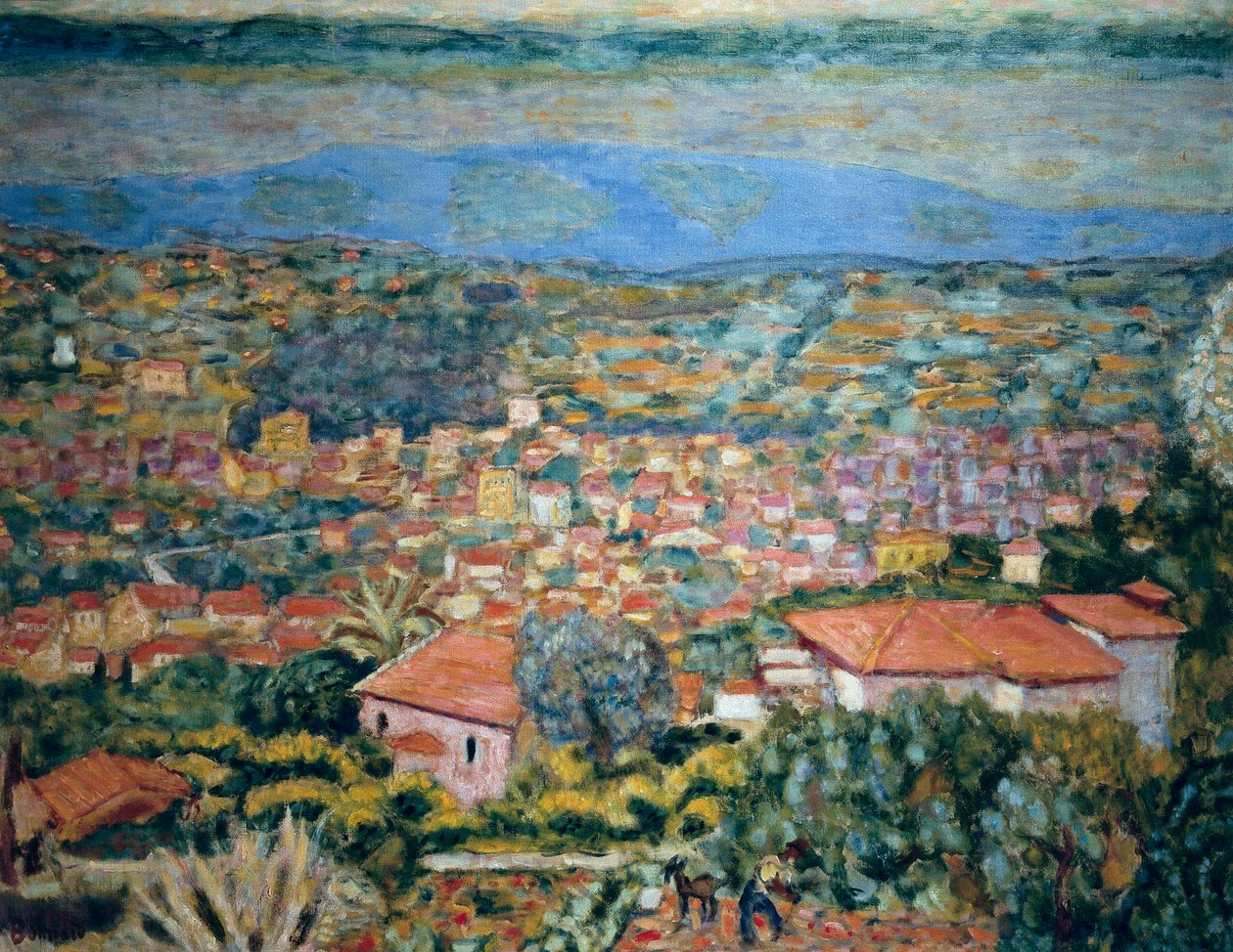 Udsigt over Le Cannet, hustage (Alpes Maritimes, Provence-Alpes-Cote d