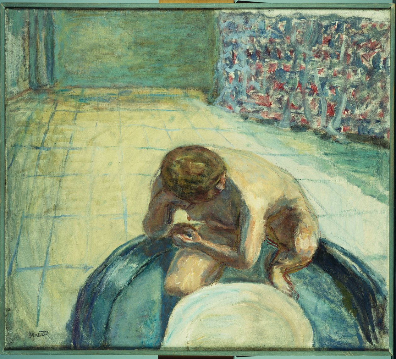 Woman in a Bath, ca. 1917 (olie på lærred) af Pierre Bonnard
