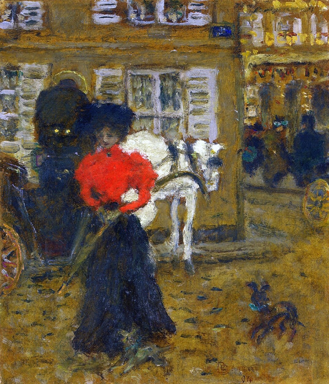Kvinde på gaden, 1894 af Pierre Bonnard
