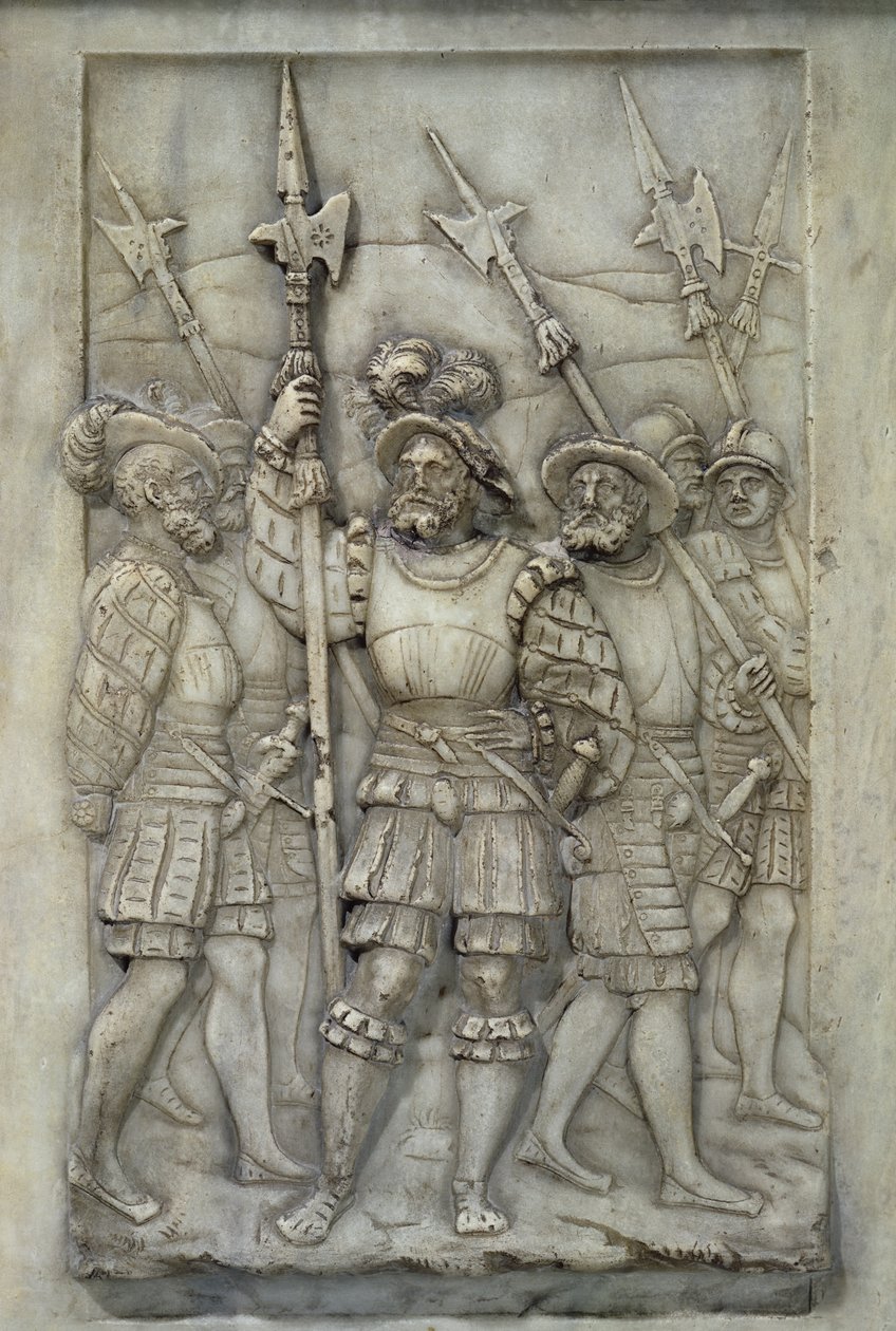 Halberdiers, detalje fra Francois I