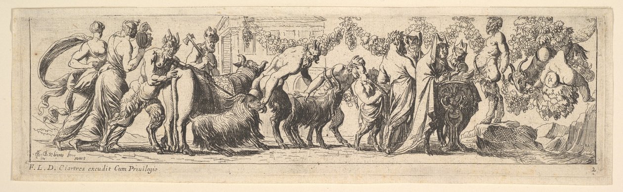 Bachnal, 1615-42. af Pierre Brebiette