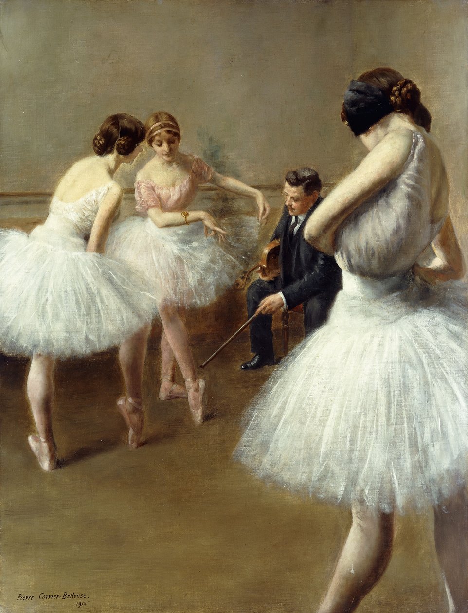 Balletundervisningen af Pierre Carrier Belleuse