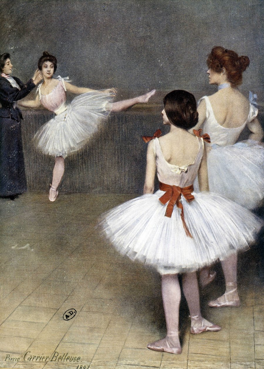 Klassisk dans: ballerinaer i 1897 af Pierre Carrier Belleuse af Pierre Carrier Belleuse