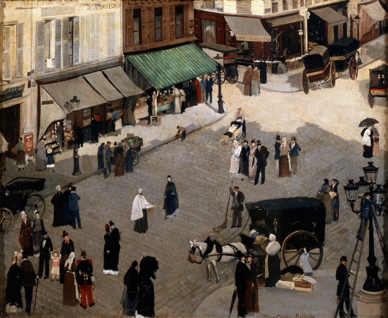 Place Pigalle i Paris, 1880