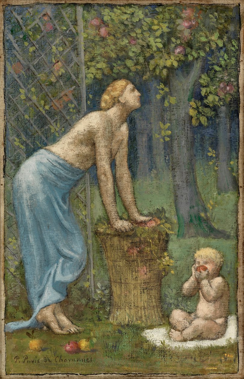 Æblehøst af Pierre Cécile Puvis de Chavannes