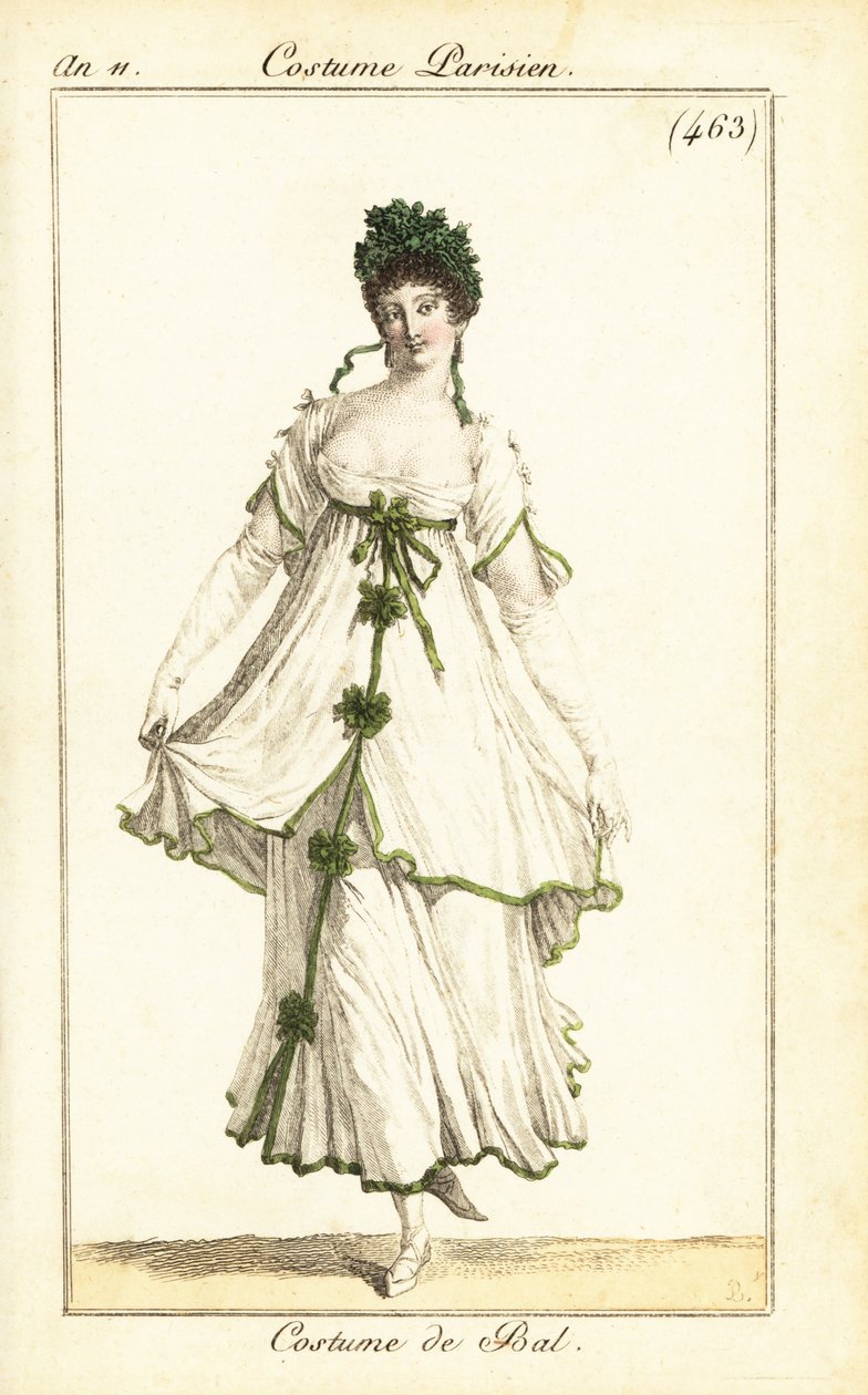 Kvinde danser ved et bal, Paris af Pierre Charles Baquoy