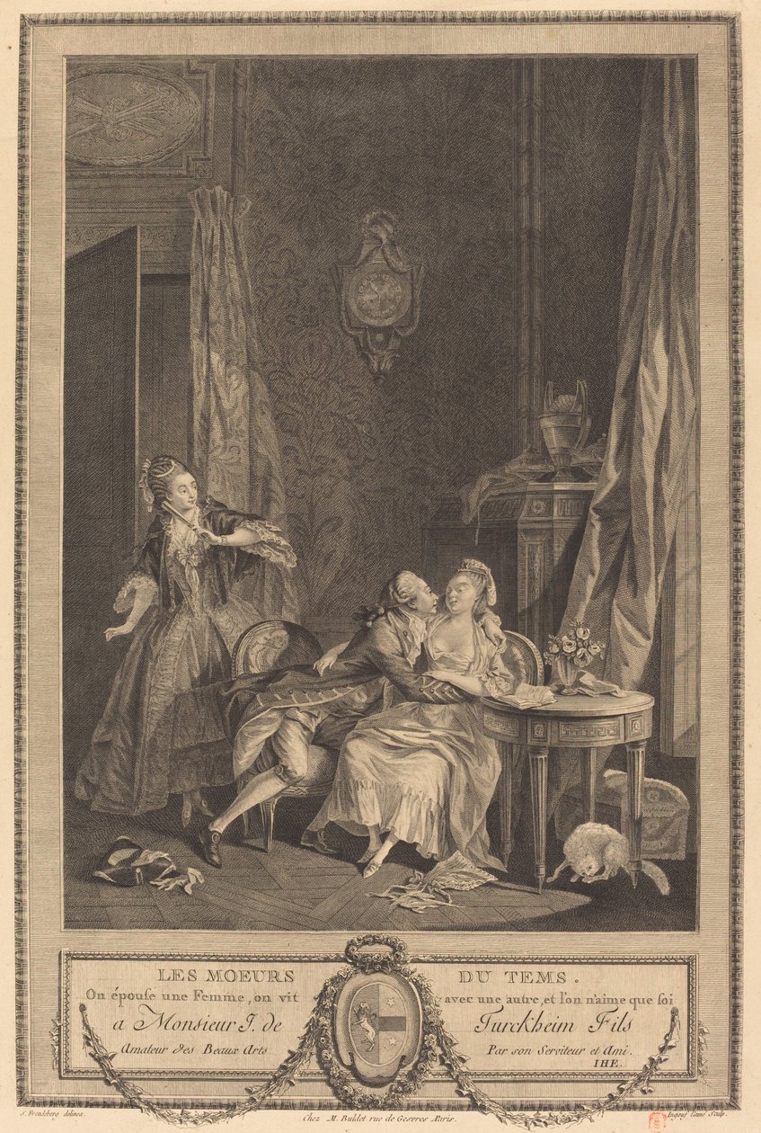 Tidens manerer af Pierre Charles Ingouf after Sigmund Freudenberger