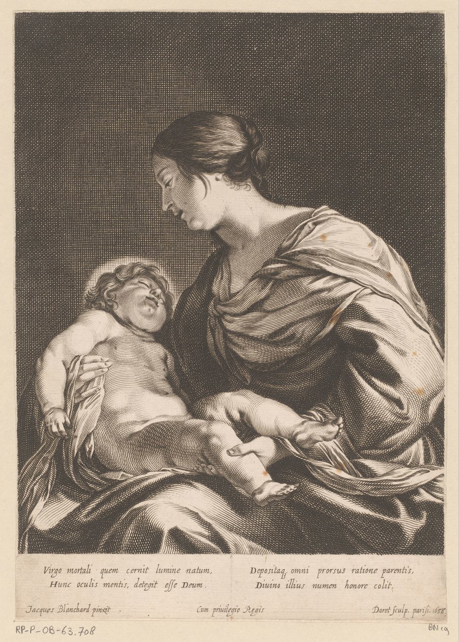 Mary med barn af Pierre Daret