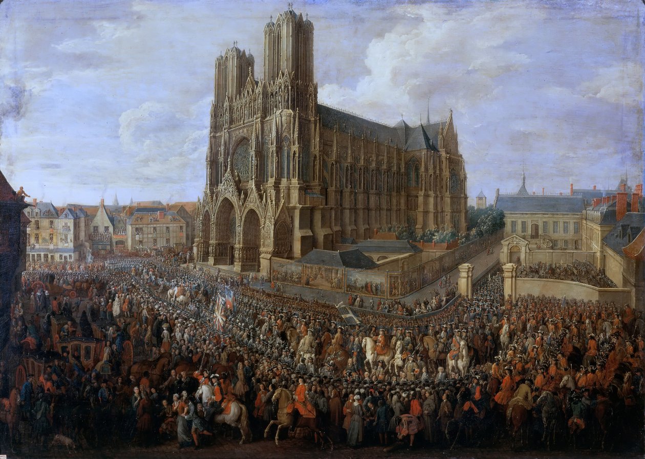 Kavalkade af Ludvig XV efter hans kroning, 26. oktober 1722 af Pierre Denis II Martin