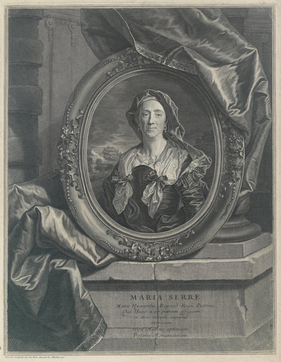 Madame Marie Rigaud (Maria Serre) af Pierre Drevet