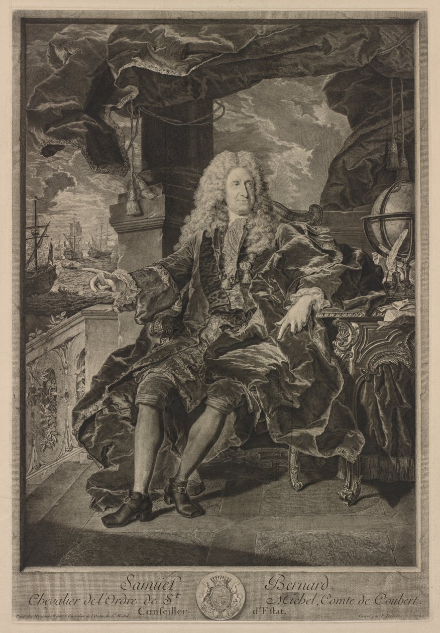 Samuel Bernard af Pierre Drevet