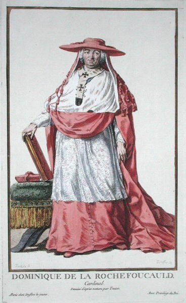 Kardinal Dominique de la Rochefoucauld (1712-1800) fra 