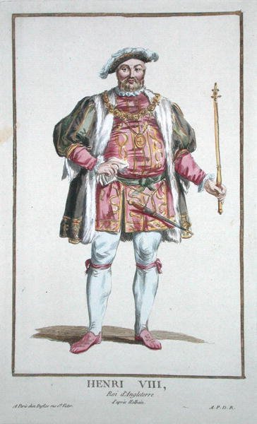 Henrik VIII (1491-1547) Konge af England (1509-47) fra 