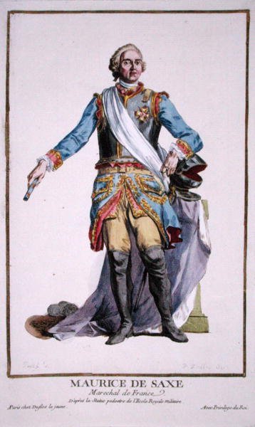 Maurice af Sachsen (1696-1750) fra 
