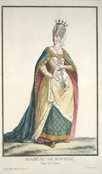 Dronning Isabella af Bayern (1371-1435) fra 