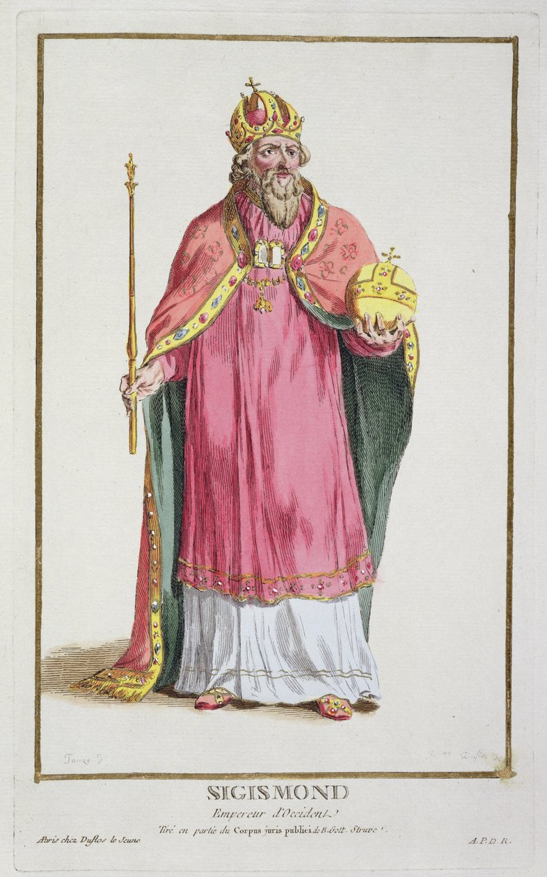 Sigismund (1368-1437) Den hellige romerske kejser (1433-37) fra 