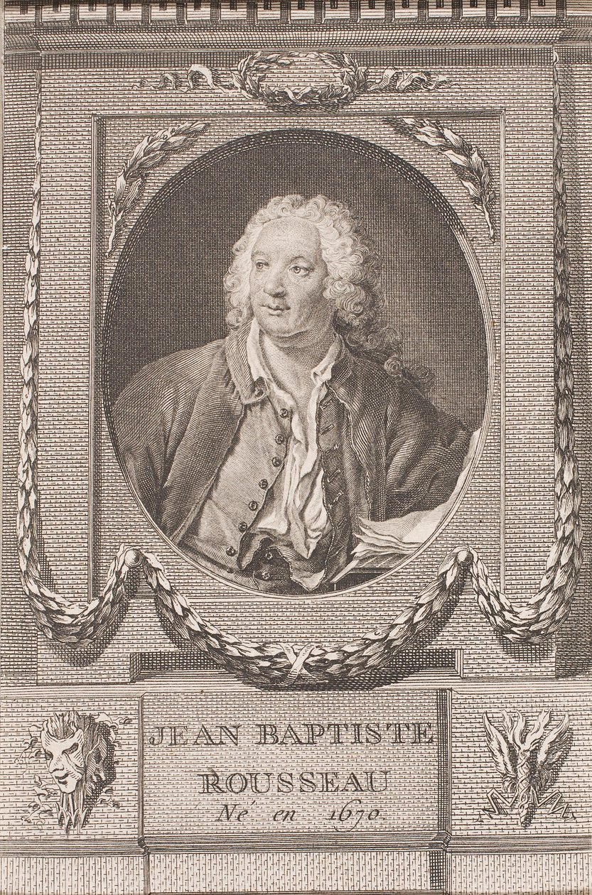 Jean Baptiste Rousseau af Pierre Dupin