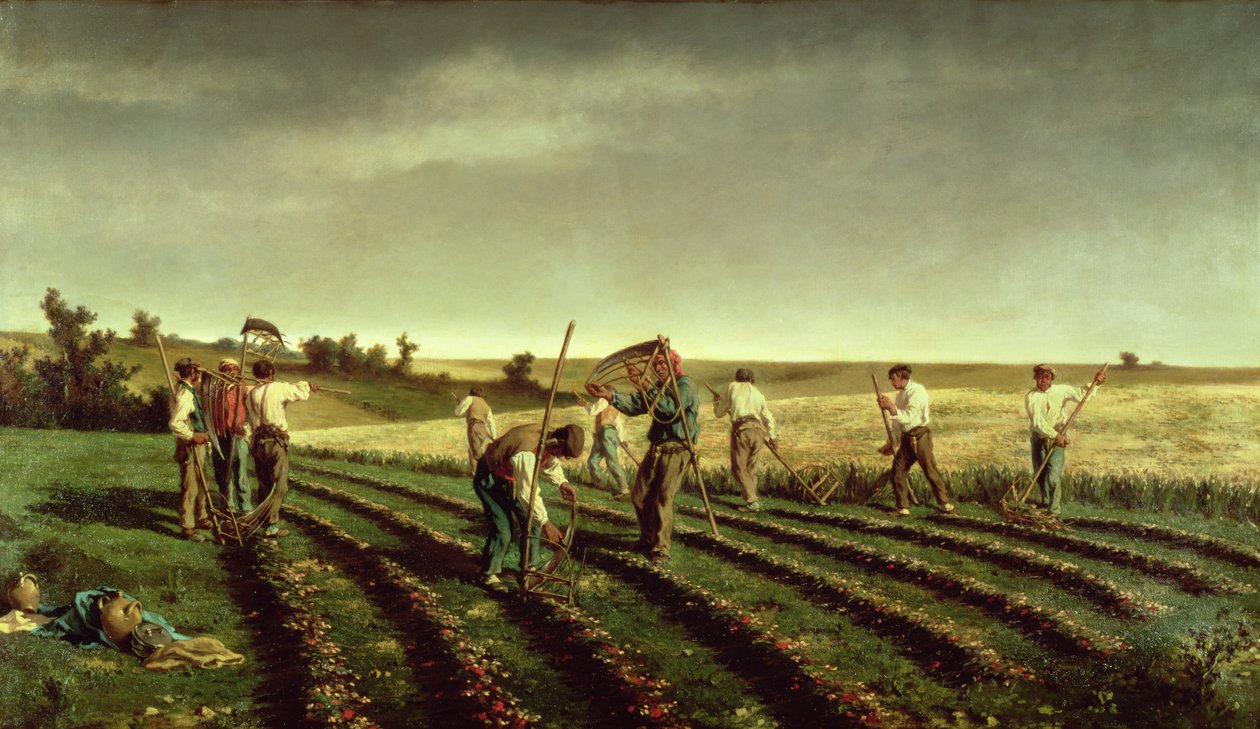 Reaping Sainfoin i Chambaudouin, 1882 af Pierre Edmond Alexandre Hedouin
