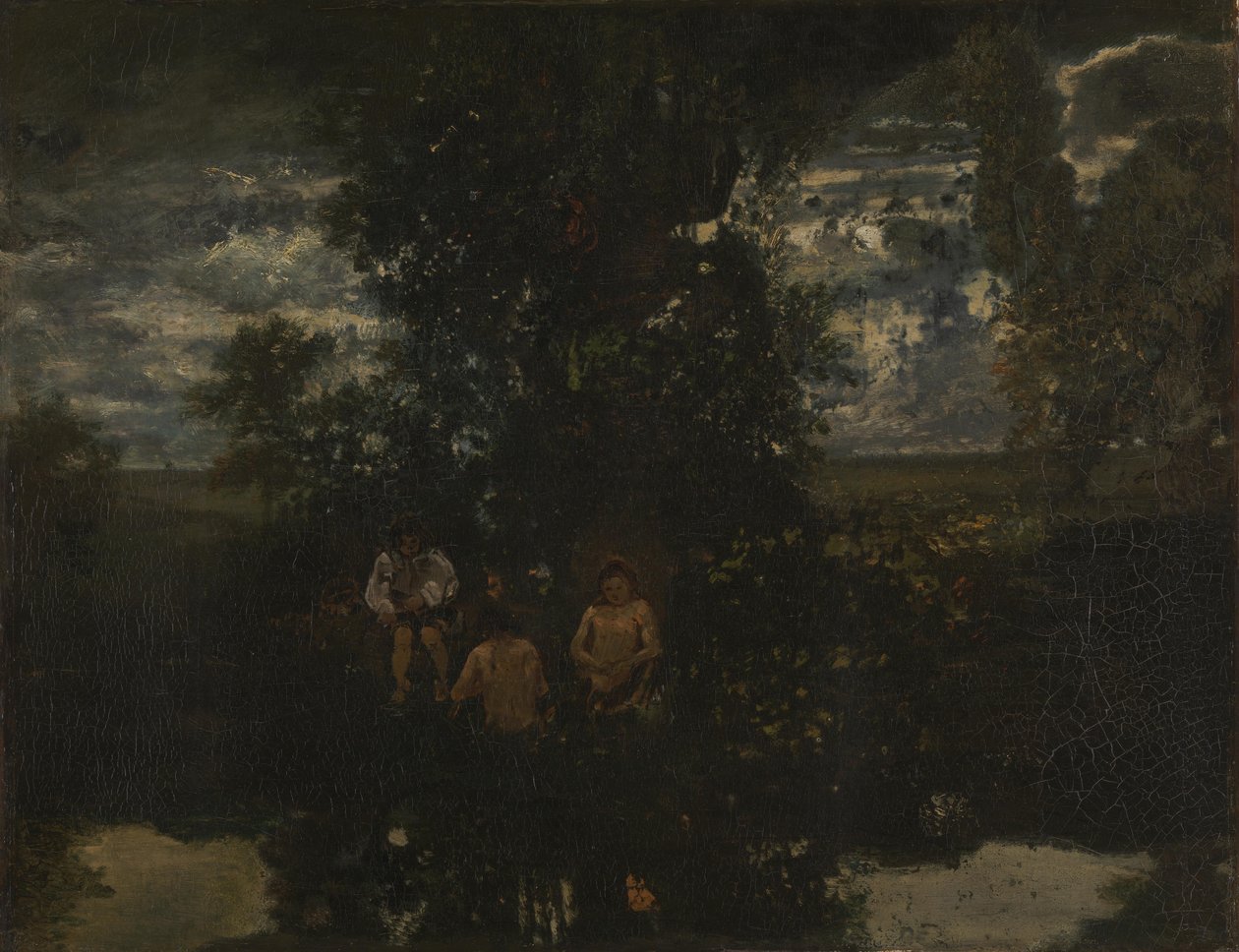 Måneskin. De badende, 1860