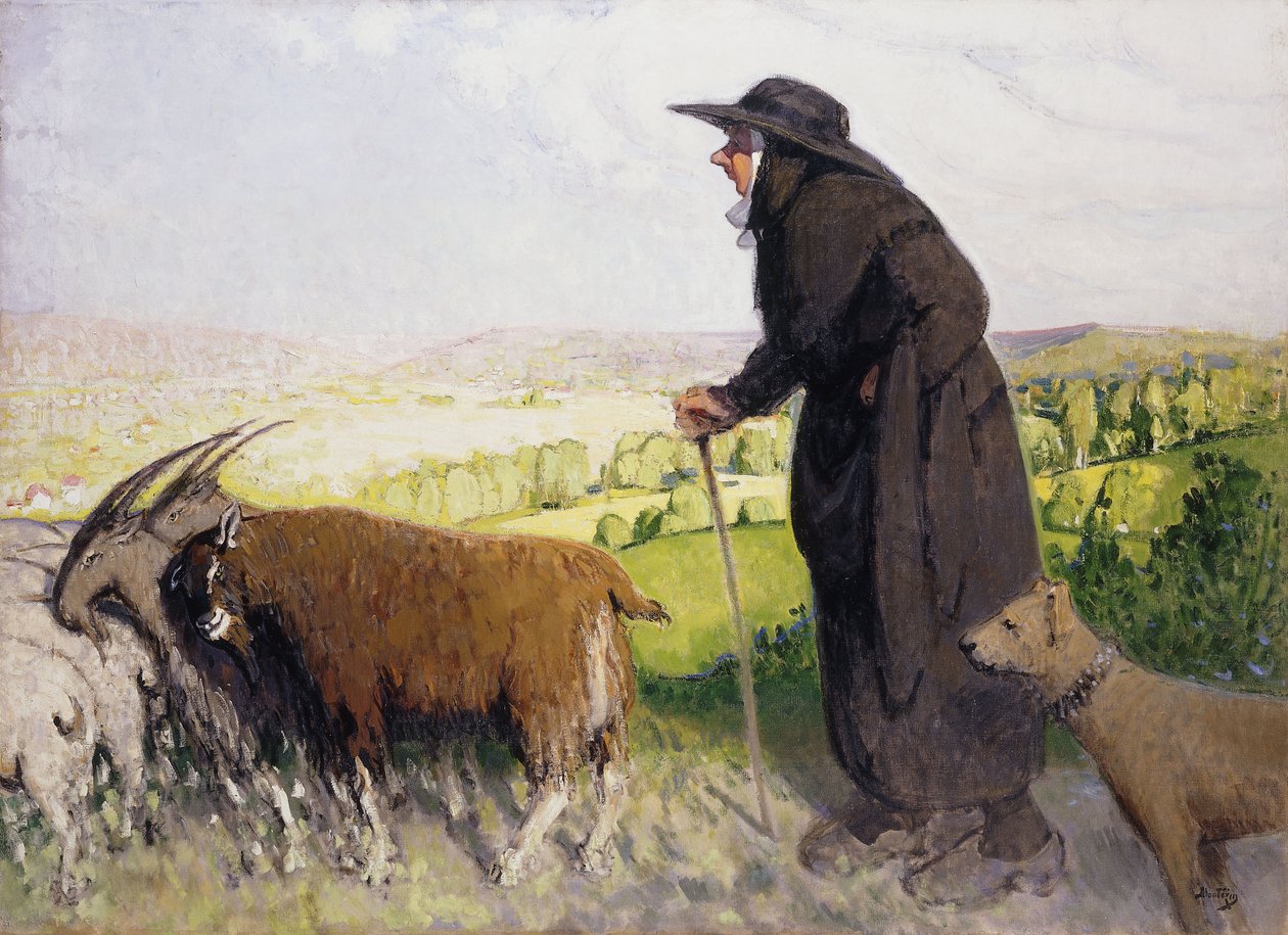Hyrdinden; La Bergere af Pierre Eugene Montezin