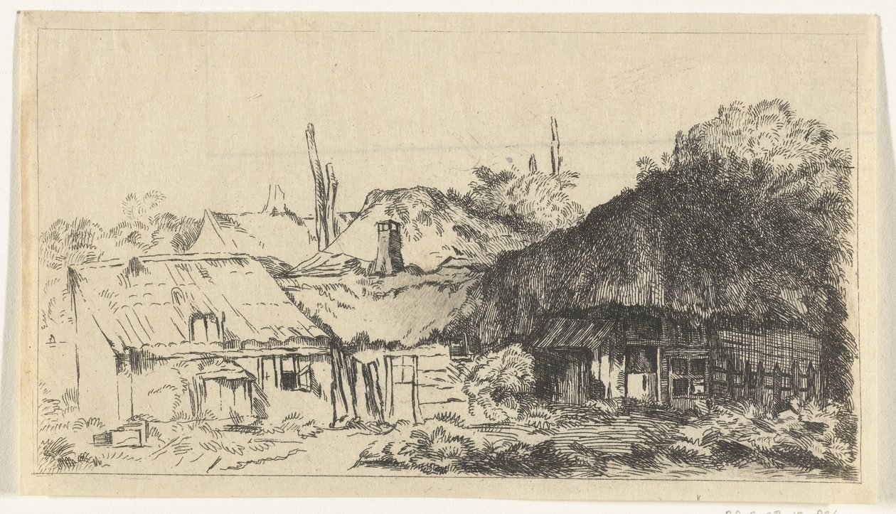 Ufærdigt Landskab af Pierre François Basan (workshop of)