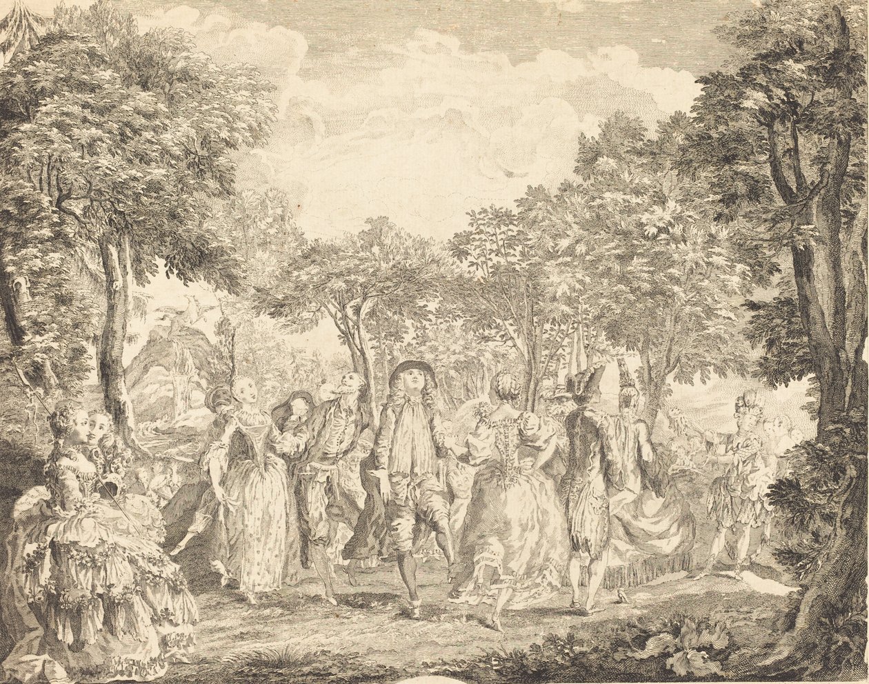 Ballet i Operaen, 1761. af Pierre François Basan