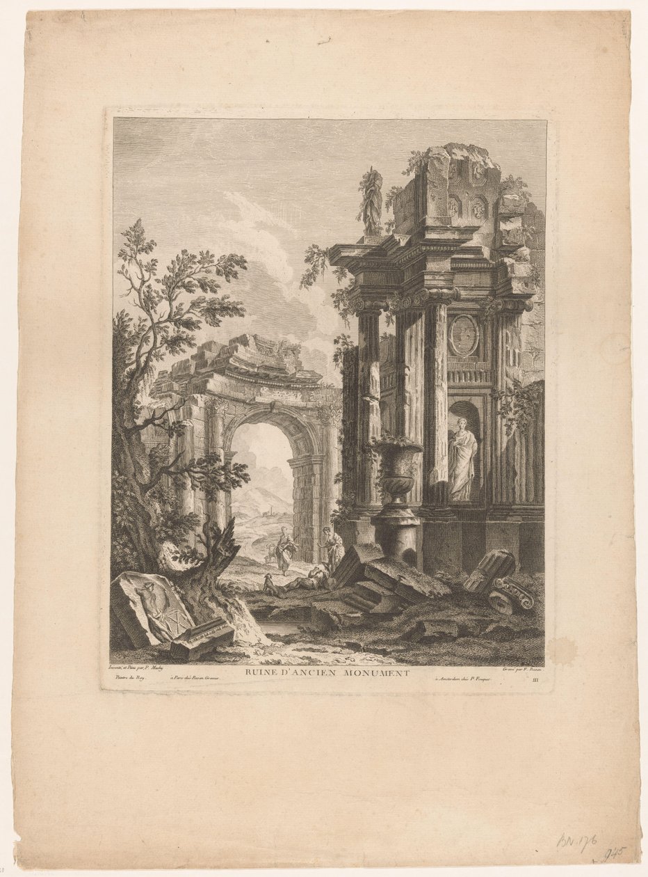 Ruin af et gammelt monument Ruine d