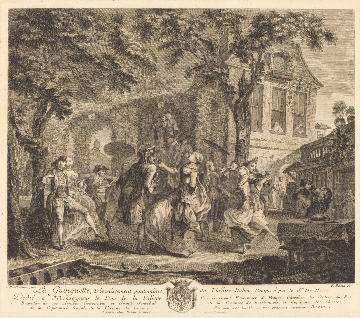 The Tavern, 17611762. af Pierre François Basan